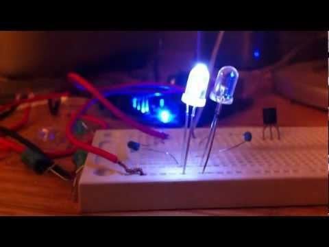 Fade 2 leds with if function Source Code included