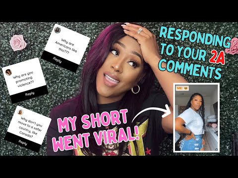 Reacting to WILD 2A Comments on My Viral Short! 😂🎙️ | Q&A #selfdefense #concealedcarry