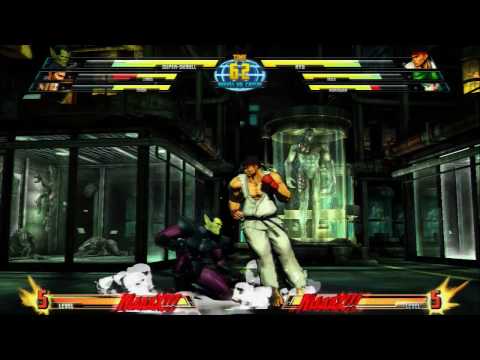 Marvel vs Capcom 3 Comic-con character trailer