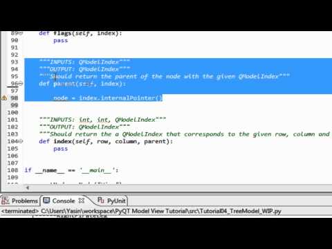 PyQt4 Model View Tutorial Part 04_1