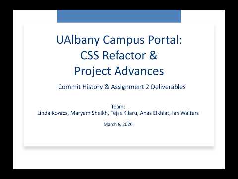 Project Presentation - Assignment2 - Part1 - CINF201 Intro to Web Technologies