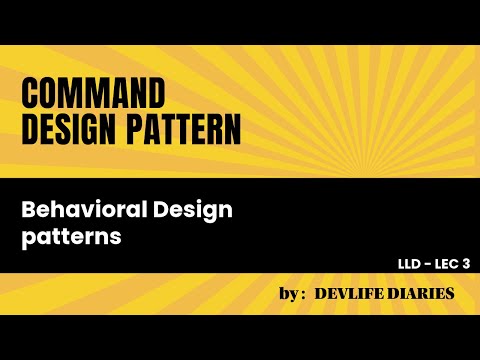 Command Design Pattern Explained with Real-Life Examples | LLD Tutorial for Beginners