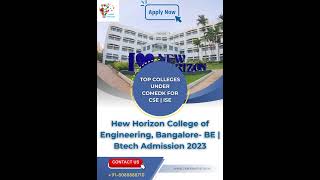 New Horizon College of Engineering, Bangalore  || Top Btech College In Bangalore