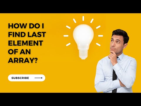 How to get last element from an array