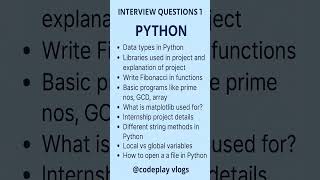 Hcl interview questions|2025 batch|techincal round|python #campus #coding #hcl #hcl2025 #python