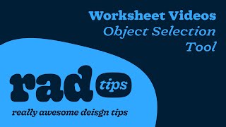 Photoshop Worksheet - Selection Tools - Object Selection