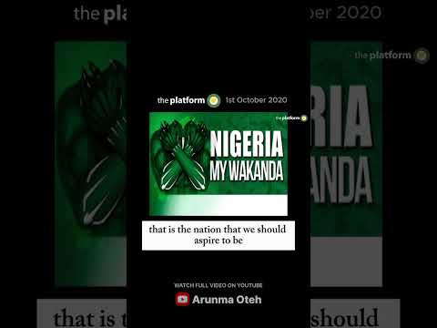 Nigeria my Wakanda ... #wakandaforever #arunmaoteh #blackpanther #viral
