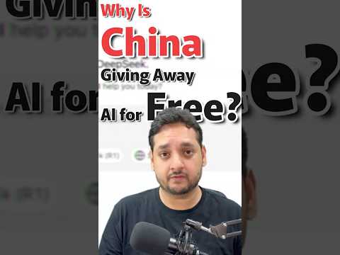 Why Is China Giving Away AI for Free? #chinanews #aiimpact #deepseek #aiwars  #ainews #chatgpt