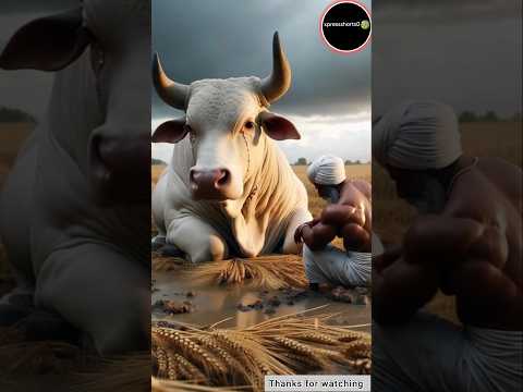 “The Farmer’s Hard Work and the Lazy Bull Ruined Everything 😢 | Emotional Story”#ai #shorts #viral