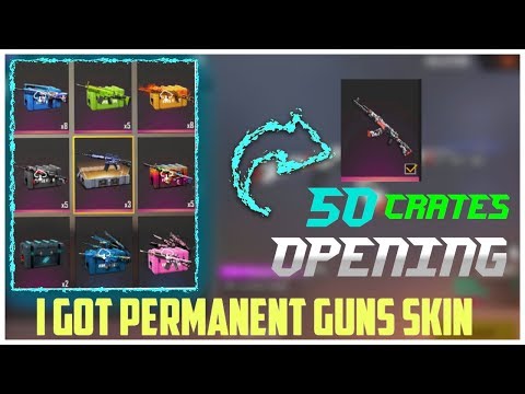 I GOT LEGENDARY GUNS SKIN FREE FROM 50 WEAPON CRATES..GEARUP GAMER