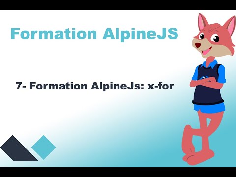 8-  Formation AlpineJs: x-for