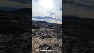 Erupted 10,000 years ago Amboy Crater Cinder Cone Volcano Mojave Desert Southern California