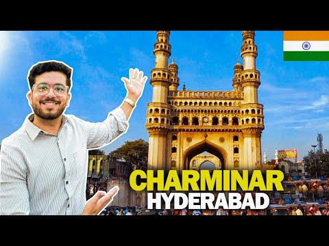 CHARMINAR Hyderabad Vlog | Street Food, Local Bazaar, Night View, Places to visit in Hyderabad City