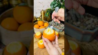 Stuffed Orange Kulfi is must try before this Summer ends #shorts #ytshorts #orangekulfi #kulfi #food