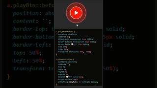 Play Button Pulse Effect | CSS #coding #css #pulse #animation