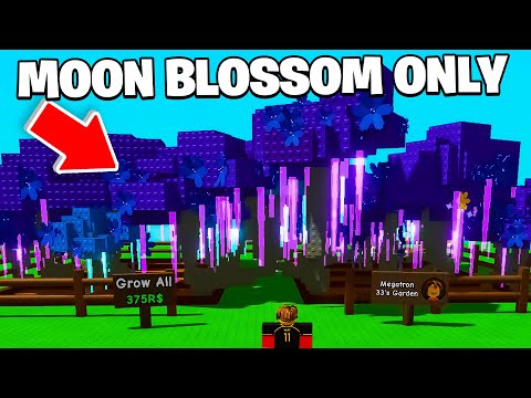 I CREATED MOON BLOSSOM GARDEN ONLY.. (Grow a Garden)