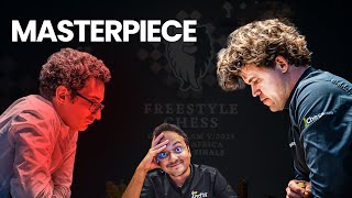 The Magnus masterpiece | Fabiano Caruana vs Magnus Carlsen | Freestyle Chess South Africa