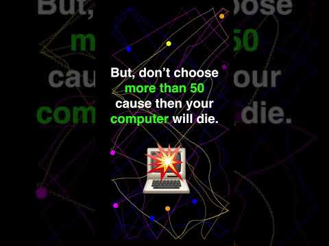 I Created a Python Electron Simulator #shorts