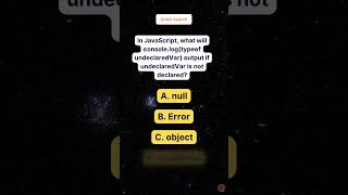 Let's test your JavaScript skills!  #quicksearch #programming #facts #quiz #coding