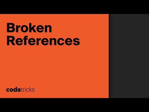 Broken References