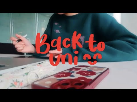 Back to Uni Vlog // eat, study, sleep, badminton & repeat :3