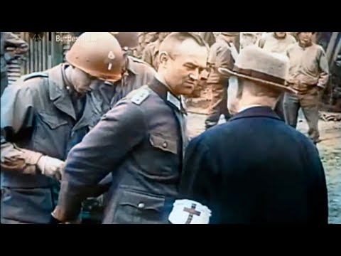 Last Minutes of Curt Bruns  First Nazi Officer Executed by U.S. Forces in WWII