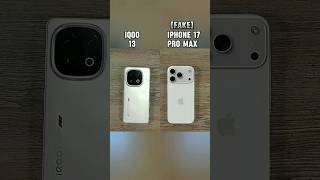 Iqoo 13 vs iPhone 17 pro max ( fake) battery test