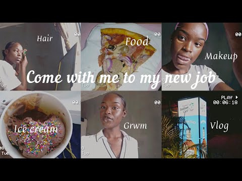 A Day In My Life: My  New Job at 19 (GRWM* Hair* Makeup* Travel*)