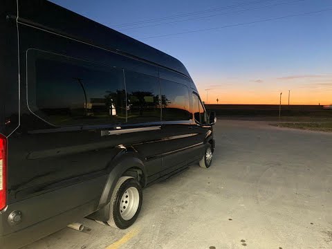 Show me a 15-Seater Ford Transit Van; seating, legroom, cargo space of a  extra-long 2020, 350HD van