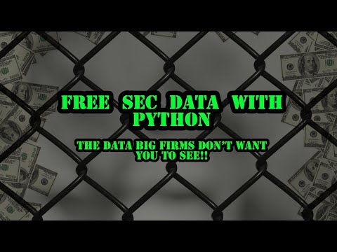 Quant Trader's Toolkit: Free and Fast Fundamental Data from SEC with Python