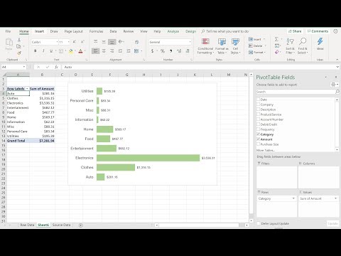 Microsoft Excel 2016: Pivot Tables