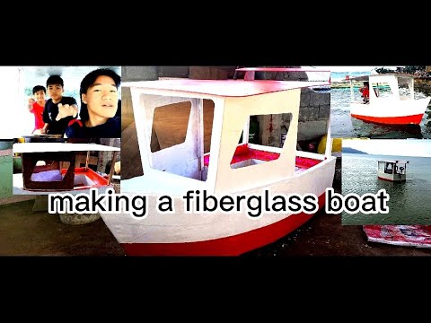 making a fiberglass over plywood boat 🚢👍