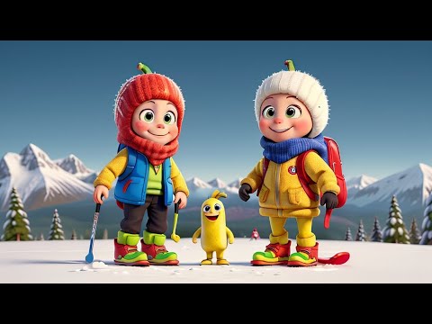 Benny and Andy's Skiing Adventure in Alaska || Kid's Stories #bedtimestories #kidsstories