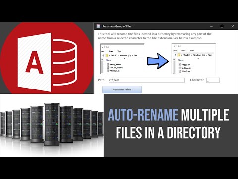 Auto-Rename Multiple Files in a Directory using MS Access