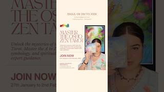Join Now! 💗 #shorts #shortsviral #tarot #pickacard #learntarot #osho #oshozen #oshozentarot #tarot