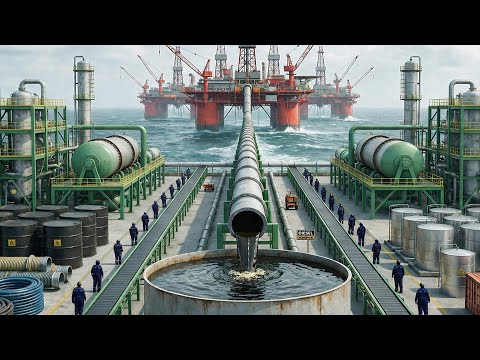 Inside a Diesel Refinery Factory : How Billions of Liters Gasoline & Diesel Are Made (Full Process)