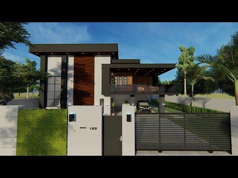 DO3 - HOUSE DESIGN: 10.5X16 METERS HOUSE DESIGN 30X25 LOT AREA  | 2 STOREY BLDG.