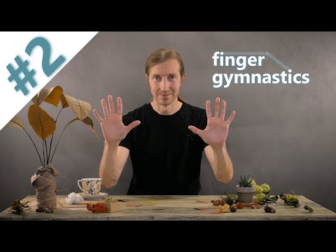Finger gymnastics (fitness) for beginners, office charging, Improving coordination (finger up)