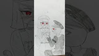 「ラフのリクエストありがとうございます🙏」#カントリーヒューマンズ #カンヒュ #countryhumans #イラスト動画 #腐向け #アメ日#ロシベラ#旧国