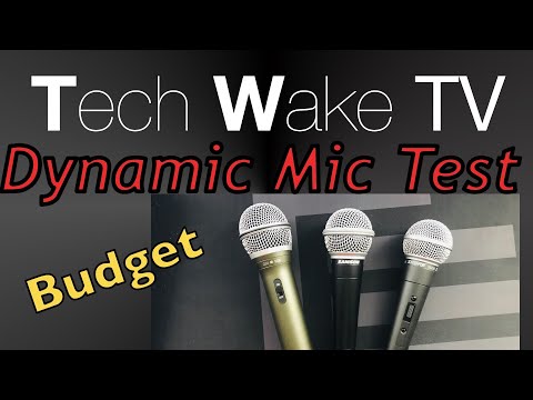 Budget Mic Test - Which dynamic is best - SM58 vs Q2U vs R21