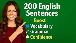200 English Sentences for Beginners to Advanced | Learn English with Examples