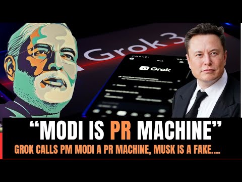 What is Grok AI | Grok AI calls modi a PR machine #grok3 #grokai #grok