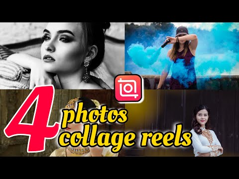 how to make Instagram trendy photo collage video[inshot tutorial]