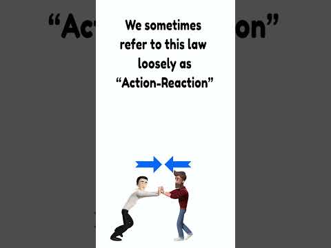 Newton's Third Law Of Motion - Action Reaction - Newton's third Law   #physics #newtonslawsofmotion