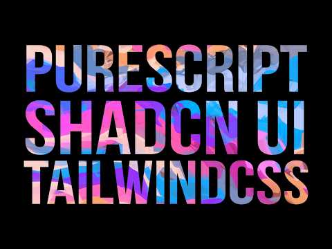 How to make a quick and pretty PureScript web app