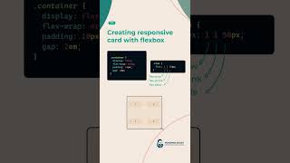 responsive cards with flexbox #shorts #responsive_web_design