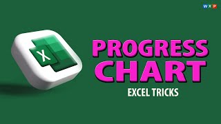 How to Make Progress Charts Using Excel Menu | #wxp #exceltricks