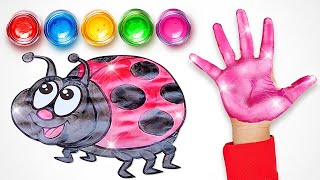 Let's Finger Paint Animals & Learn Colors | Preschool Learning Video for Kids & Toddlers