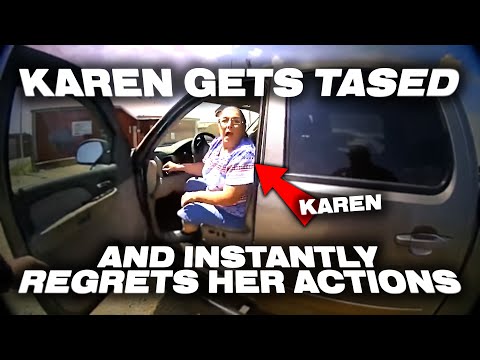 Karen Gets Tased and Instantly Regrets Her Actions