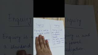 #teaching tricks || Enquiry vs Inquiry || teaching hacks